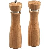 Material: Bambus Kesper Pfeffermühle & Salzstreuer 2er-Set aus Bambus, braun, 6 x 6 x 24.5 cm, 2-Einheiten