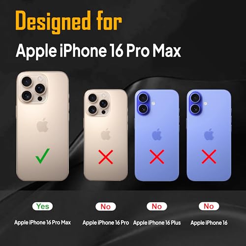 Image of Zapcase Back Case for iPhone 16 Pro Max | Slim Lifetime Anti-Yellow Crystal-Clear Cover with Elevated Camera Protection & MagSafe Compatibility | Premium German Polycarbonate | Shockproof | Clear