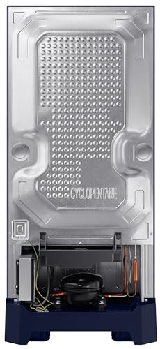 Image of Samsung 189 L, 5 Star, Digi-Touch Cool with Display, Digital Inverter Direct-Cool Single Door Refrigerator (RR21C2F259U /HL,Paradise Bloom Blue) Base Stand Drawer