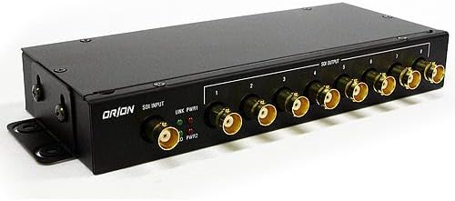 Orion Images Corp CSDRP8HD-SDI 8-Channel Distribution Amplifier with Reclocking (Black)