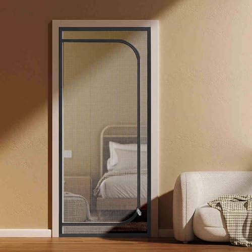 Dsejynxx Barriere de securite Chien barrière de sécurité sans perçage Le Rideau de séparation pour Chat de Balcon Peut être utilisé dans la Cuisine et la Chambre à Coucher(Color:1,Size:80×200cm)