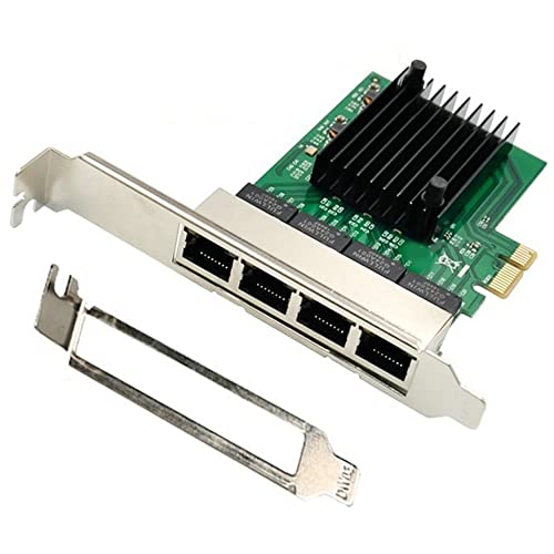 RJ-45 4-Port Ethernet Server Adapter Gigabit Network Card PCI-E X1 Interface, 500219084 miniatura 3