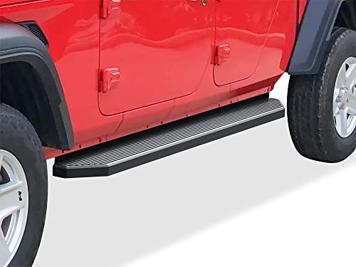 Estribos Tuxtreme 6 pulg Acero Inoxidable Negro para Jeep Gladiator 2020-2026 miniatura 1