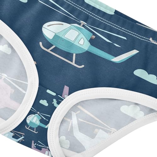 Colorful Helicopters Toddler Girls's Underwear 2T 202c12114