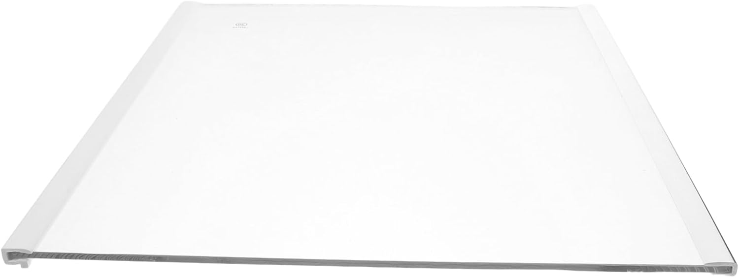 Uonlytech Fridge Shelf Tempered Glass Divider Sturdy Kitchen Organizer for Refrigerator Freezer Easy Install Glass Board Replacement Accessory