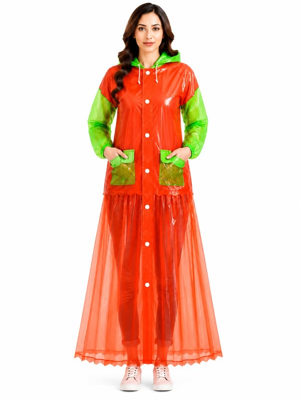 Image of Romano nx 100% Waterproof Rain Skirt Top Jacket for Women Rain Coat with 3 Years Warranty in 28 Colors