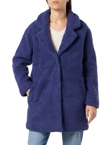 ONLY Onlnewaurelia Sherpa Coat caban élégant en maille pelucheuse pour femme