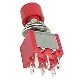 即時応答プッシュボタン PS102 3ピン 6ピン 250VAC 2Amp 自動リセット