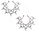 Body Accentz Nipple Ring Non Pierce Spikes Shield - Surgical Steel - Barbell Piercing