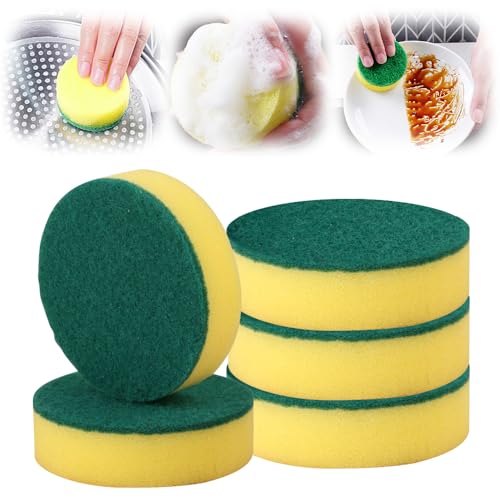 Multi-Purpose Heavy-Duty Sponge Brush Head Set (5 pcs)