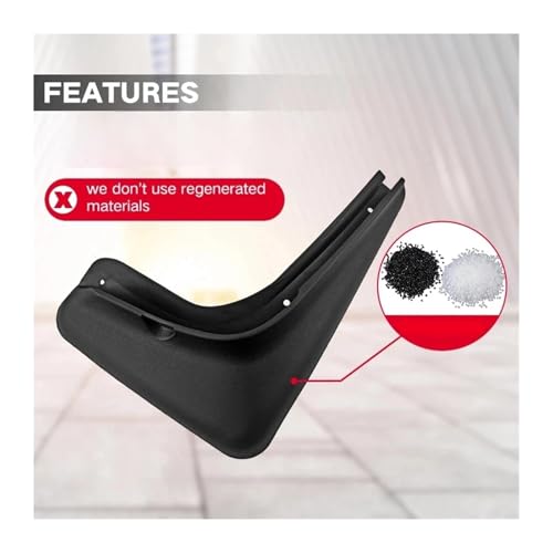 Garde-boue de qualité pour Tesla Model Y : kit de bavettes robustes