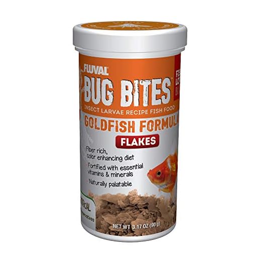 Fluval Bug Bites Goldfish Fish Food, 3.17 oz, Brown