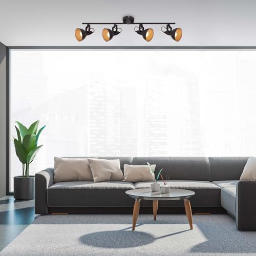 Plafonnier 4 spots orientables pour éclairer les zones d'ombre - 5