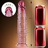 26 cm realistischer Riesendildo mit gleitender Haut,dicker Silikondildo mit doppelter Dichte,G-Punkt-Fettdildo mit leistungsstarkem Saugnapf,Umschnalldildo für Männer und Frauen,Vaginal-oder Analspiel #3