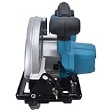 Yctze Elektrische 7-/4-Zoll-Lithium-Kreissäge – Holzschneider aus PA6-Nylon und Edelstahl mit Abgeschrägten Winkeln