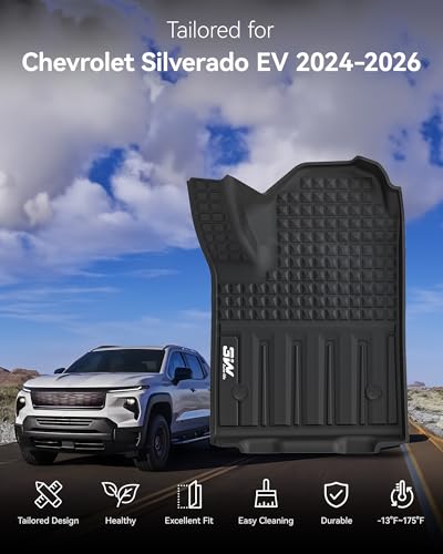 Image of 3W Floor Mats for 2024-2026 Chevrolet Silverado EV /Sierra EV /EV Denali