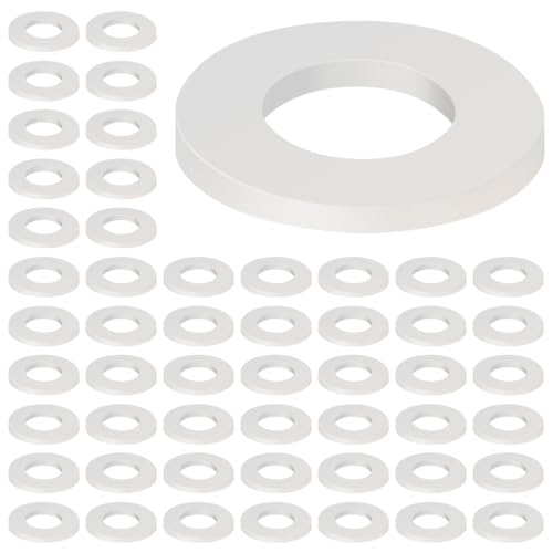 BOUMVID Arandelas de Plástico M3 x 8 mm, 100 Pieza Arandelas de Plástico Nailon, Arandela de Goma Nylon Plastico Blanco, Arandelas Espaciadoras Bricolaje para Mecánica Mantenimiento Electrónica