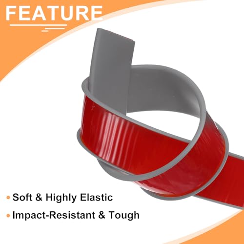 Cinta de borde en forma de U autoadhesiva protector suave TPE para reparación de muebles 6m 5