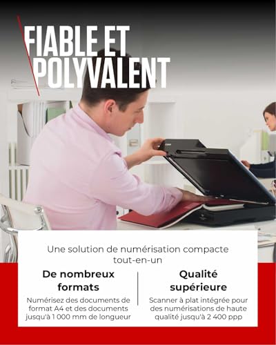 Canon imageFORMULA DR-F120 Scanner à Plat pour la Maison et Le Bureau, numérisation Recto Verso, Alimentation USB, 20 Pages/Min, Chargeur Auto 50 Pages, Logiciel CaptureOnTouch de Canon – Image 6