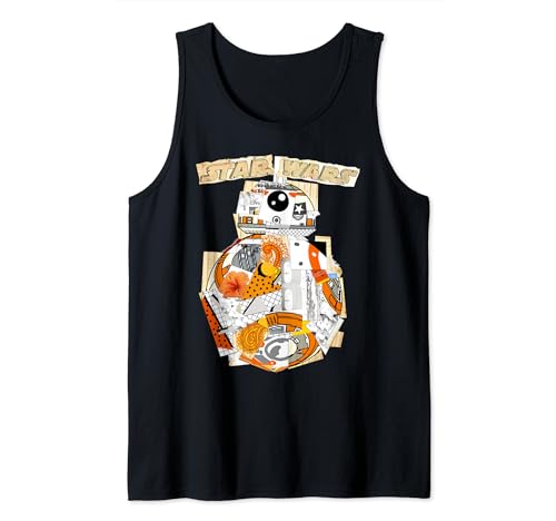 Débardeur BB-8 Star Wars The Last Jedi imprimé collage pour homme