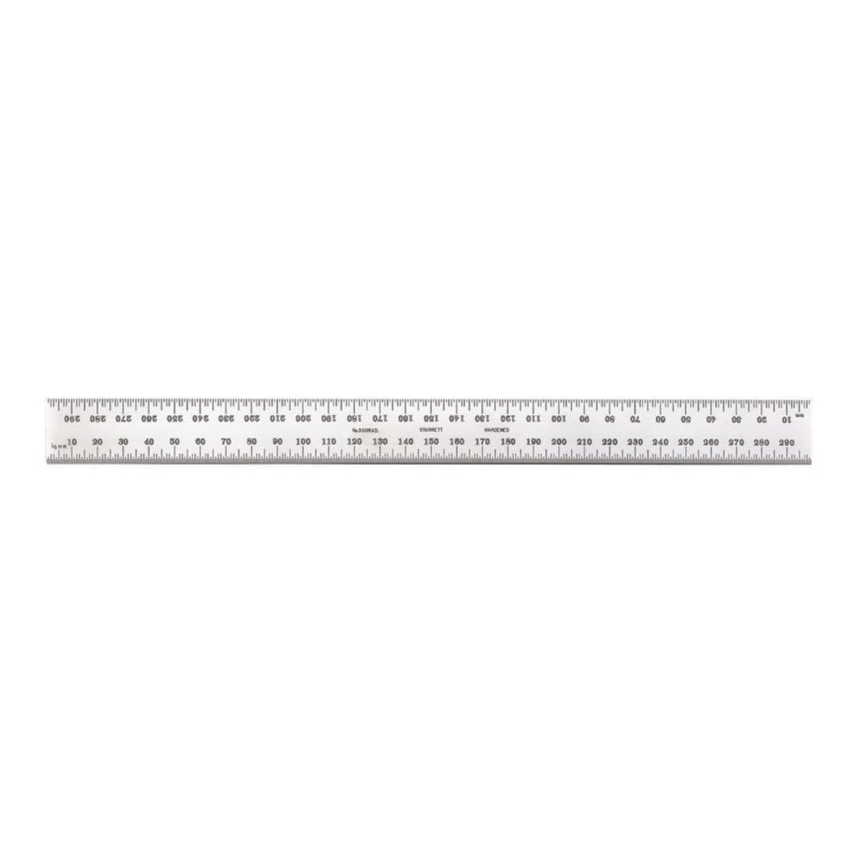 Starrett Blade Only for Combination Squares, Sets and Bevel Protractors - Ideal for Woodworking and Metalworking - 300mm Length, Satin Chrome Finish, 35 Graduation - CB300-35