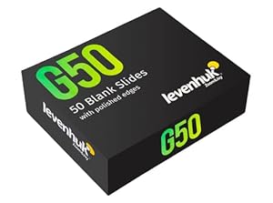 Levenhuk G50 Objektträger, 50 Stück