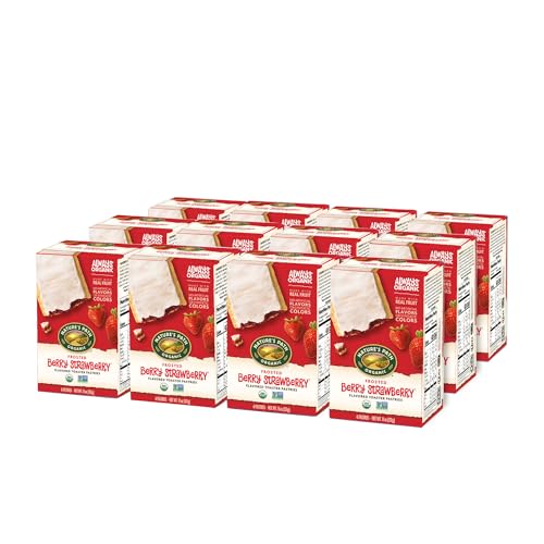 Image of Nature's Path Organic Berry Strawberry Toaster Pastries, 11 oz (Pack of 12)