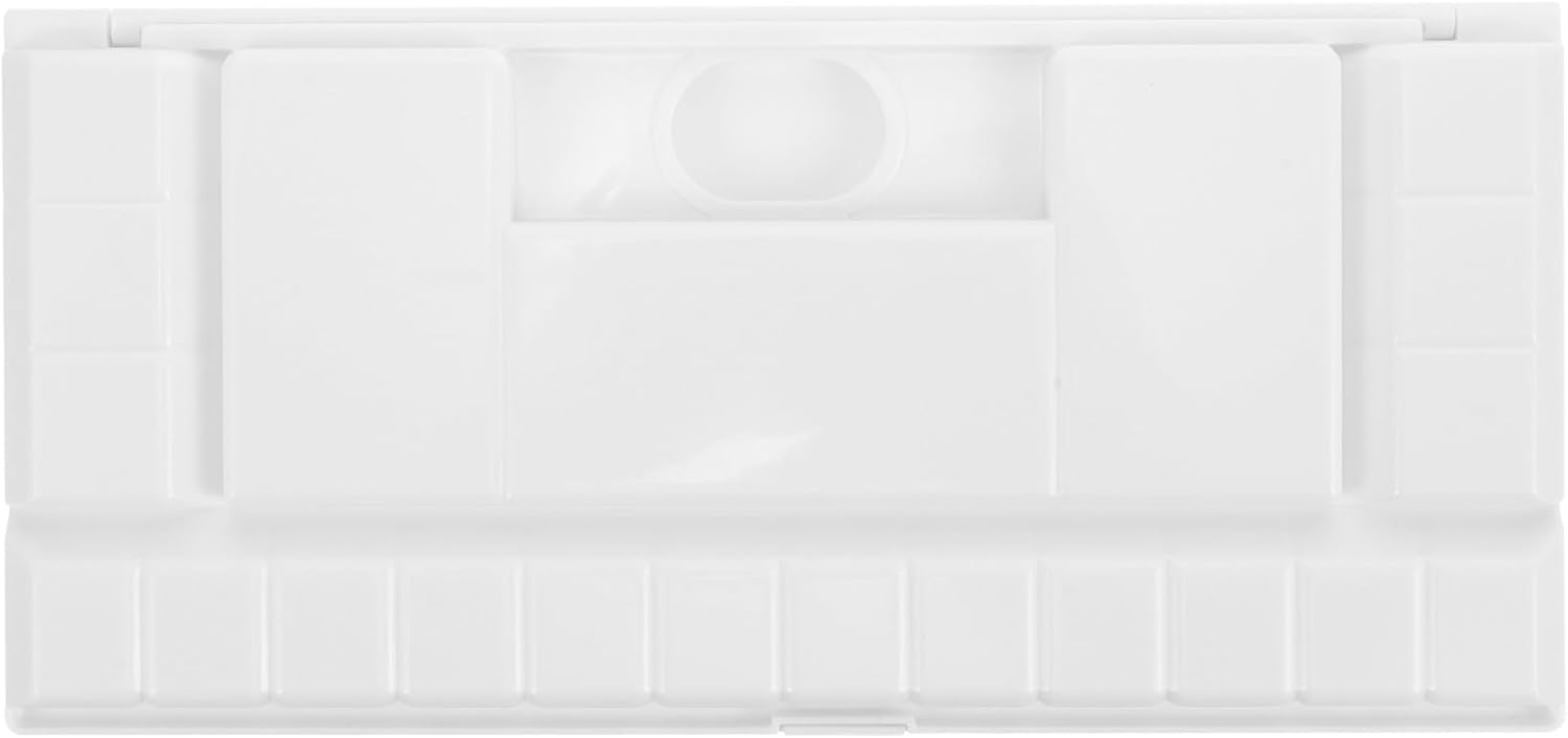18 Slot Plastic Watercolor Paint Mixing Tray for Outdoor Painting