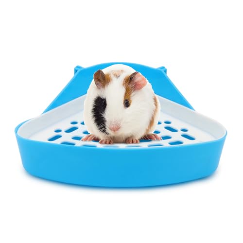 Litière d'angle pour hamster et petits animaux de compagnie, bac propre et compact - 2
