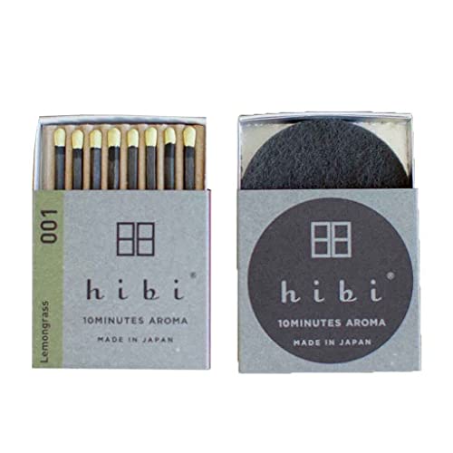 Hibi Box Of 8 Incense Matches | Lemongrass #TOP3