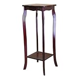 Frenchi Furniture Table, Mahogany 15 in x 1.72 in x 3.55 in (W x L x H)