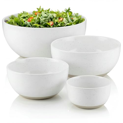 KooK Ceramic Nesting Mixing Bowls Set of 4