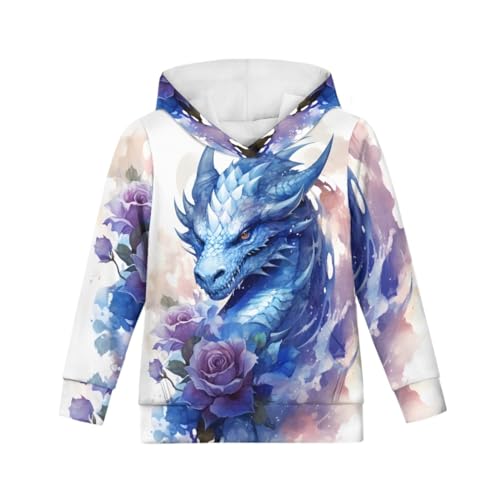 Image of GLUDEAR Teen Boys Girls Novelty Animal Galaxy Hoodies Sweatshirts Pullover