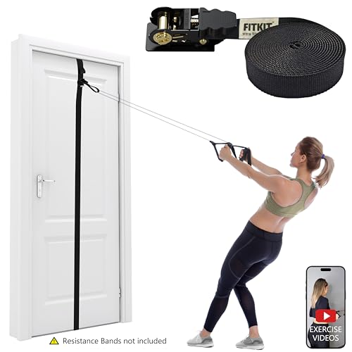 Sangles d'ancrage porte et mur FITKIT réglables pour bandes de résistance
