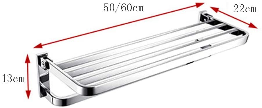 Rack de serviette en arc pour optimiser les angles de douche