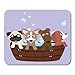 Produktbild Mauspad Cartoon Hund Rub Dub 4 Welpen in Wanne Bad Welpe Bürobedarf Mauspad Zoll Zoll Mousepad
