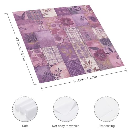 Servilletas de Tela Estampado Floral 6 unidades miniatura 2
