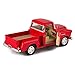 KiNSMART 1955 Chevrolet Stepside Pickup Truck, 1:32 Scale, Die Cast Metal, Red, 5 Inch
