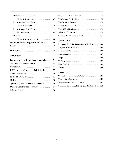 Eesa: Early Echoic Skills Assessment And Program Planner Set #TOP2