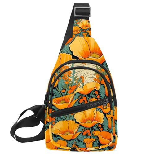 Sac à dos à bandoulière anti-ballottement : sac banane à sangle réglable pour sport