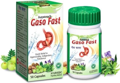 Buy Aayatouch Gaso Fast Ayurvedic Capsules for Hyperacidity ...