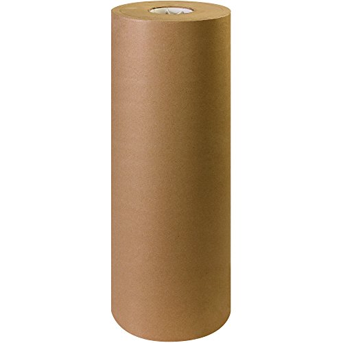 BOX USA BBP2440K Unbleached Butcher Paper Rolls 24 x 1000 Kraft