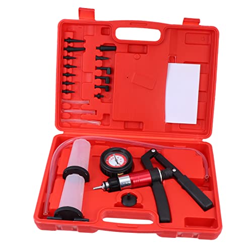 Unomor 1 Set Manual Car Brake Bleeder Kit Rubber Aluminum Alloy Abs Car Supplies Brake Fluid Change Tool