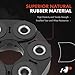A-Premium Drive Shaft Coupler Flex Joint Propshaft Coupling with Bolts Compatible with BMWE 90 318i 2001-2011 E30 E36 E46 E91 E93 E92 E12 E28 E34 E60, with accessory, Replace# 12456212