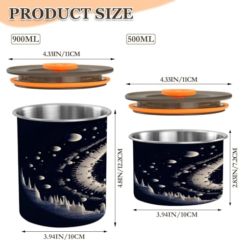 Recipiente de acero inoxidable para café Blueangle 500ml miniatura 2