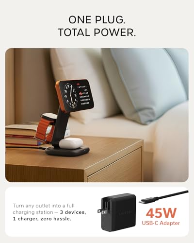 Satechi 3-in-1 Qi2 25W Foldable Charging Stand — view 5