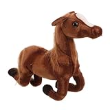 Poupée cheval en peluche : ce cheval en peluche à une utilisation quotidienne et devient un élément parcours de d'un enfant, cheval, décor