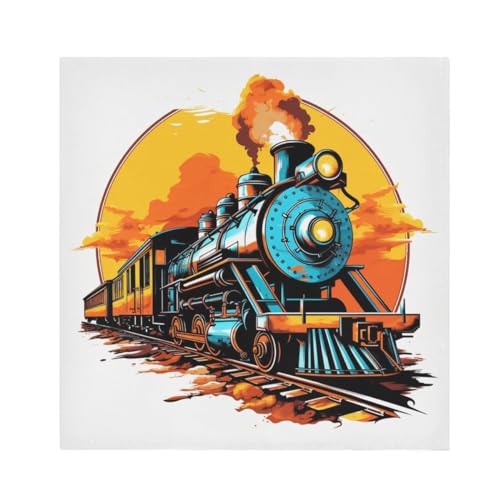 Servilletas de Tela Train 4 Set x6 20x20 in miniatura 1