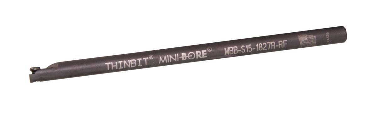 THINBIT MBBS151827R 3/16 inch Diameter, Steel, TD Style, Right Hand Boring bar for 0.270" Diameter and Larger bores.