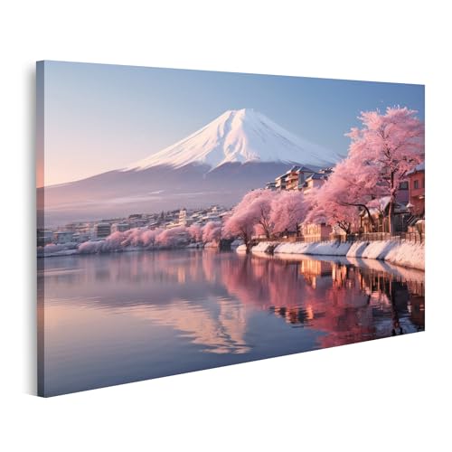 Toile Mont Fuji pour masquer un mur vide et raviver la luminosité d'une pièce sombre